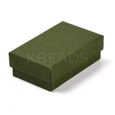 Cardboard Paper Jewelry Storage Boxes with Sponge CON-P023-01C-01-1