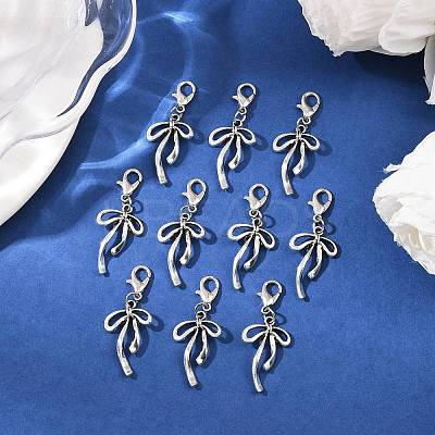10Pcs Tibetan Style Alloy Shoe Charms HJEW-JM04169-02-1