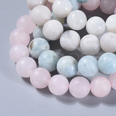 Natural Gemstone Beads Stretch Bracelets BJEW-JB04170-1