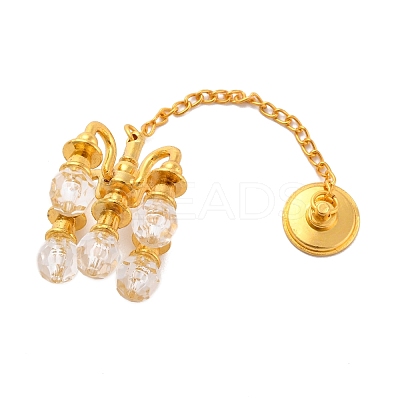 Creative Mini Resin Chandeliers DJEW-F014-04B-1