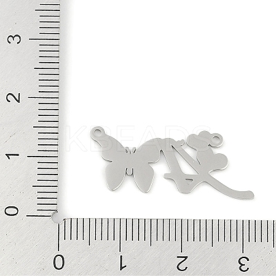 Non-Tarnish 304 Stainless Steel Pendants STAS-L279-002P-A-1