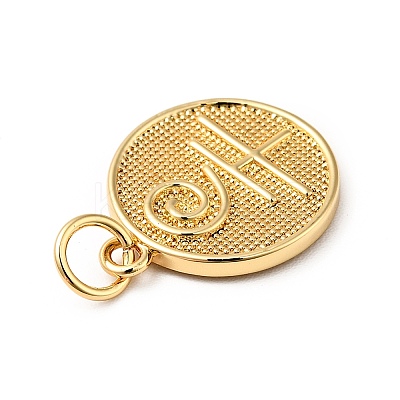 Rack Plating Brass Pendants KK-H431-39G-B-1