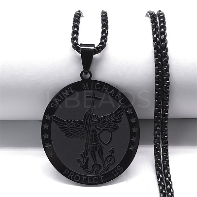 304 Stainless Steel Box Chain Necklace for Men IO4676-3-1