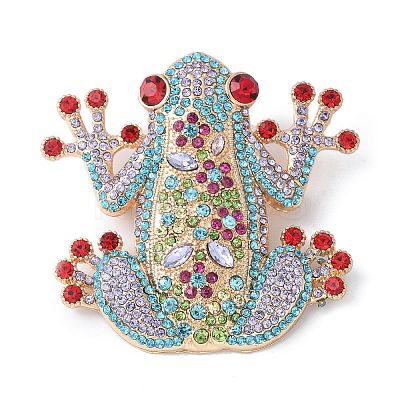 Gunmetal Zinc Alloy Rhinestone Brooches JEWB-Z036-02G-1