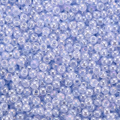 12/0 Imitation Jade Glass Seed Beads SEED-S049-B-003-1