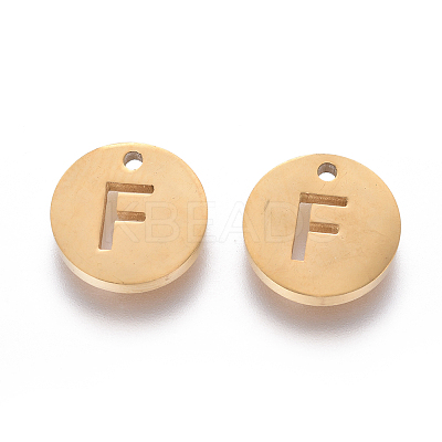 Ion Plating(IP) 304 Stainless Steel Charms STAS-I120-10F-G-1