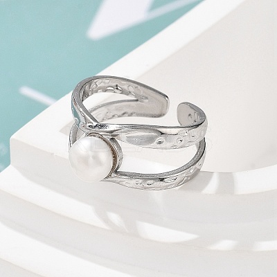 304 Stainless Steel Cuff Rings RJEW-S396-03P-1