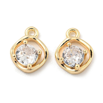 Brass Glass Pendants KK-L211-014G-01-1