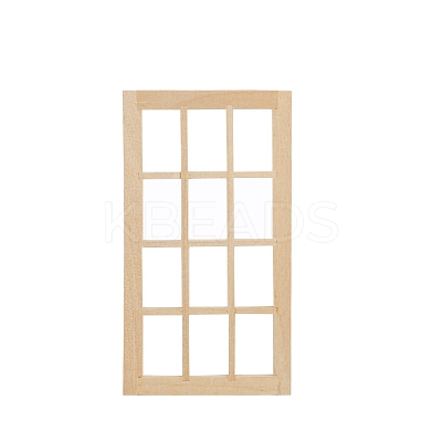 Wooden Window Miniature Ornaments PW-WG3E878-05-1