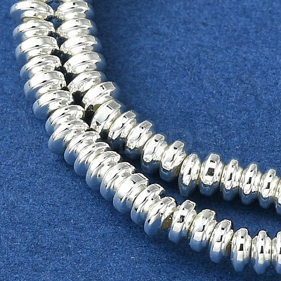 Electroplated Synthetic Non-Magnetic Hematite Beads Strands G-H020-J01-04-1