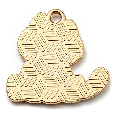 Printed Alloy Pendants ENAM-L042-04G-06-1