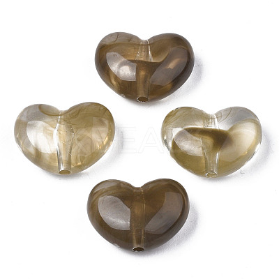 Transparent Acrylic Beads OACR-N008-54-1