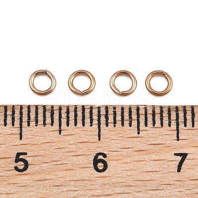 304 Stainless Steel Open Jump Rings SA-CBAF81C-01C-RG-1