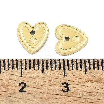 Ion Plating(IP) 316L Surgical Stainless Steel Charms STAS-D029-07G-1