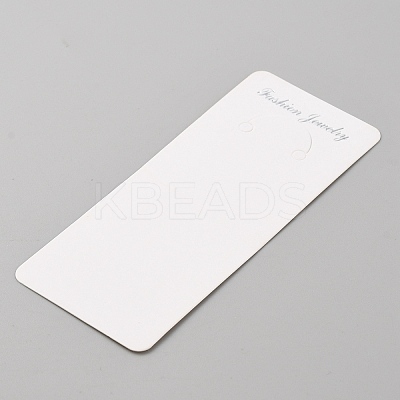 Cardboard Jewelry Display Cards for Keychain CDIS-WH0029-03A-1