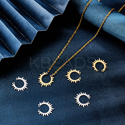 201 Stainless Steel Laser Cut Pendants STAS-UN0014-30-1