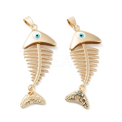 Rack Plating Alloy Enamel Big Pendants FIND-C050-08G-1