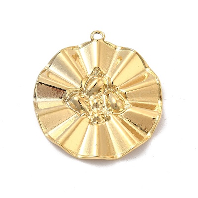 Ion Plating(IP) 304 Stainless Steel Pendants Rhinestone Settings STAS-B032-17G-1
