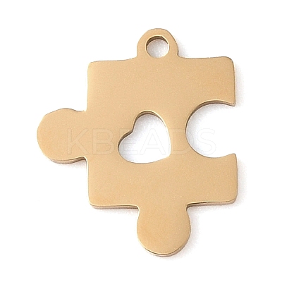 Manual Polishing 201 Stainless Steel Pendants STAS-M058-04G-1