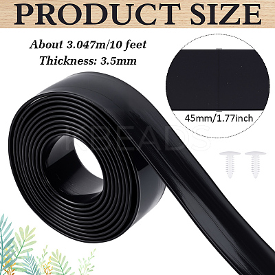 PVC Replacement Straps with Rivets for Outdoor Lawn Furniture Chaise Lounge Repair OCOR-WH0105-080A-1