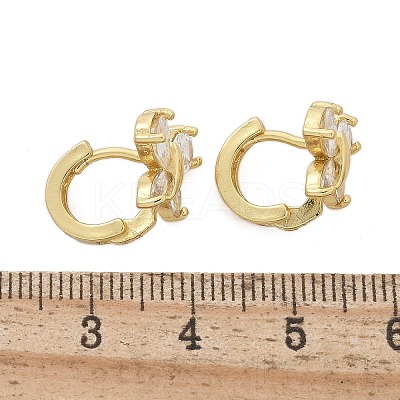 Brass Hoop Earrings EJEW-R016-10G-02-1