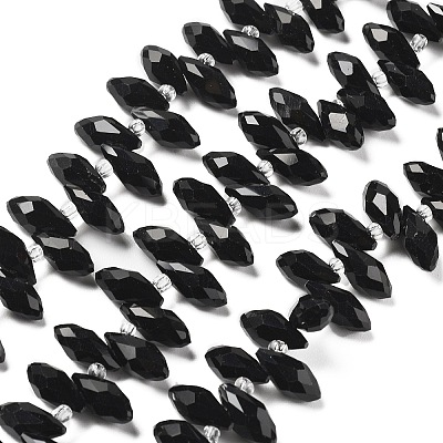 Electroplate Glass Beads Strands EGLA-XCP0001-18-1