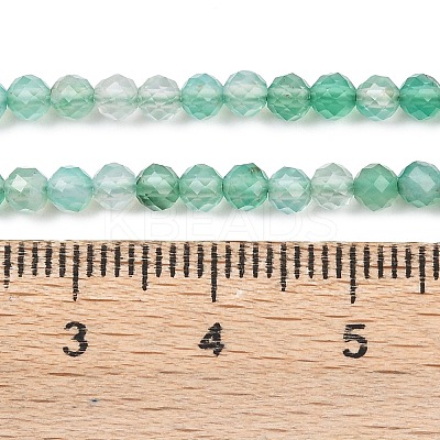 Natural Green Onyx Agate Beads Strands G-L633-A01-3mm-1