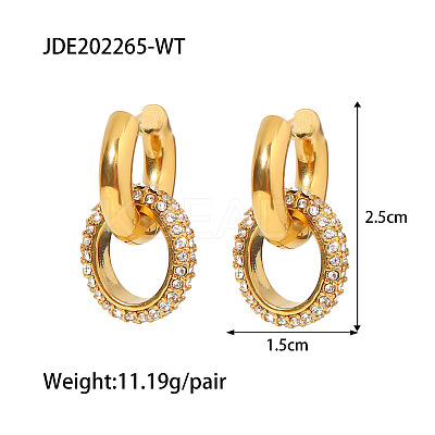 304 Stainless Steel Hoop Earrings FS-WG1861C-03-1