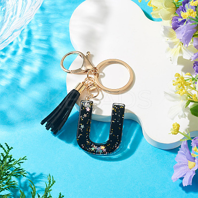 1Pc Resin Letter Keychains KEYC-TADJ0001-09U-1