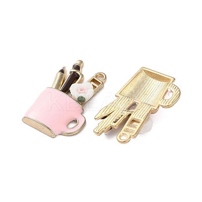 Alloy Enamel Pendants FIND-O003-02B-KCG-1