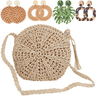 Bohemia Style Jewelry Sets SJEW-BBC0001-01A-1