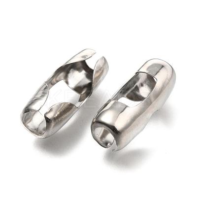 Tarnish Resistant 304 Stainless Steel Ball Chain Connectors STAS-L019B-P-1