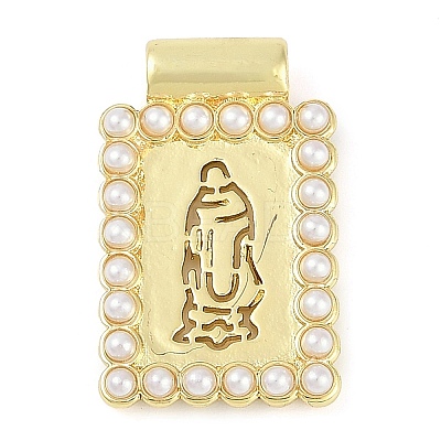 Rack Plating Brass Pendants KK-P287-45A-G-1