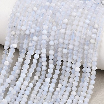 Natural Blue Lace Agate Beads Strands G-E411-12-3mm-02-1