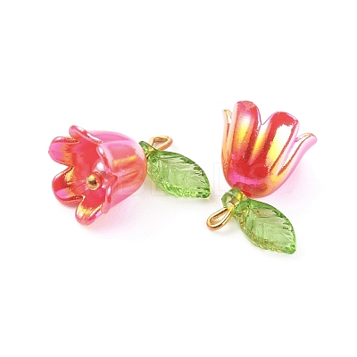 Opaque Resin Pendants CRES-CJC0009-05G-08-1