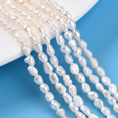 Natural Cultured Freshwater Pearl Beads Strands PEAR-N014-03E-1