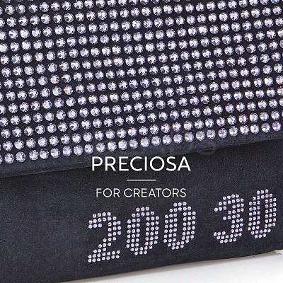 Preciosa® Crystal Hotfix Flatback Stones Y-PRC-HSS16-50230-1