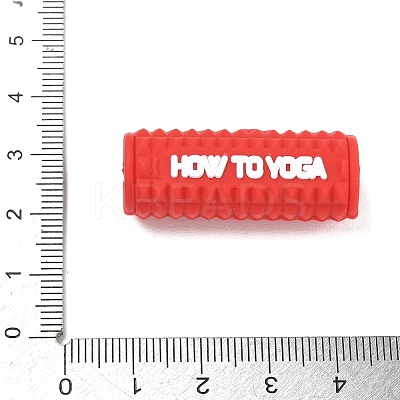 Gym Equipment Theme Silicone Focal Beads SL-CBAE849-03E-1
