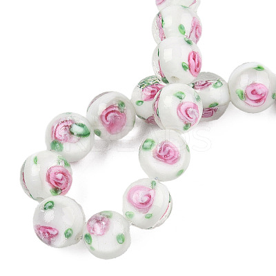 Handmade Lampwork Beads Strands LAMP-N021-45G-1
