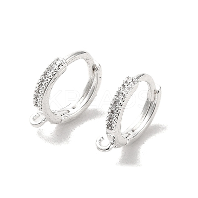 Brass Hoop Earring Findings FIND-Z039-32S-1