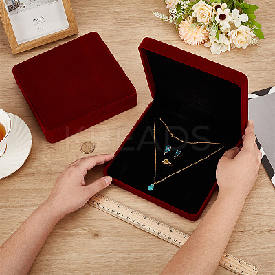 Square Velvet Jewelry Gift Boxes CON-WH0089-113A-1