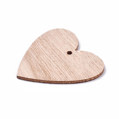 Poplar Wood Pendants WOOD-E011-07-1