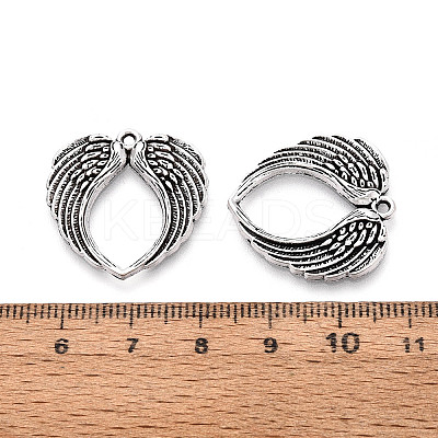 Tibetan Style Alloy Pendants TIBE-N014-12AS-1