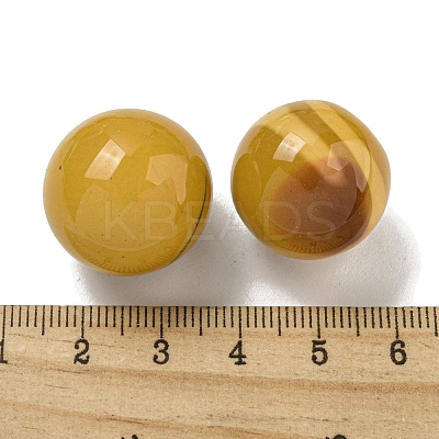 Natural Mookaite Round Ball Figurines Statues for Home Office Desktop Decoration G-P532-02A-31-1