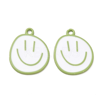 Spray Painted Alloy Pendants FIND-C016-01-1