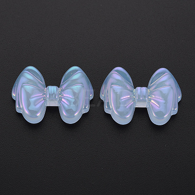 Plating Transparent Acrylic Cabochons TACR-N006-52D-1