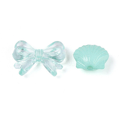 Transparent & Opaque Acrylic Beads TACR-T028-26E-1
