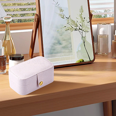 1Pc PU Imitation Leather Jewelry Box LBOX-TA0001-01A-1