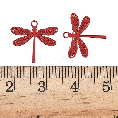 Spray Paint 430 Stainless Steel Charms STAS-C153-12K-1