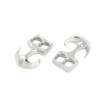 Tibetan Style Alloy Hook Clasps TIBEP-35682-P-RS-1